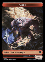 Saproling // Ogre Double-Sided Token [Commander Masters Tokens] | L.A. Mood Comics and Games