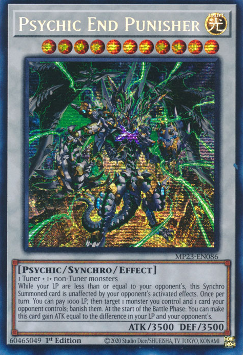 Psychic End Punisher [MP23-EN086] Prismatic Secret Rare | L.A. Mood Comics and Games