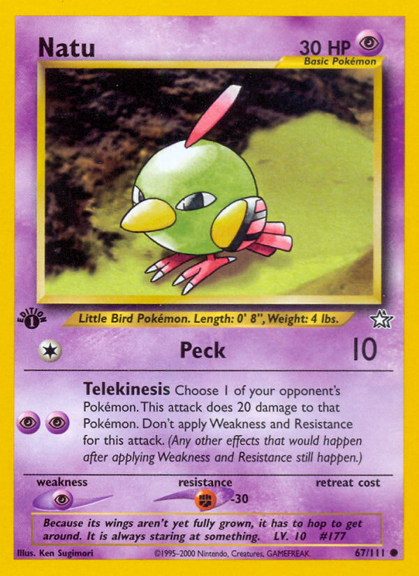 Natu (67/111) [Neo Genesis 1st Edition] | L.A. Mood Comics and Games