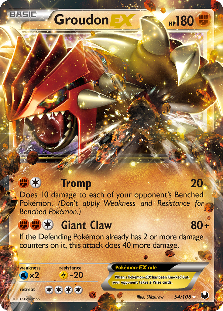Groudon EX (54/108) [Black & White: Dark Explorers] | L.A. Mood Comics and Games