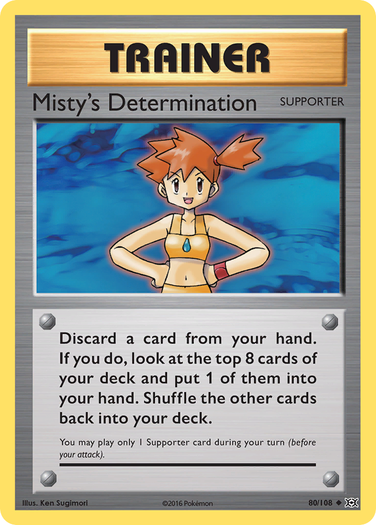 Misty's Determination (80/108) [XY: Evolutions] | L.A. Mood Comics and Games