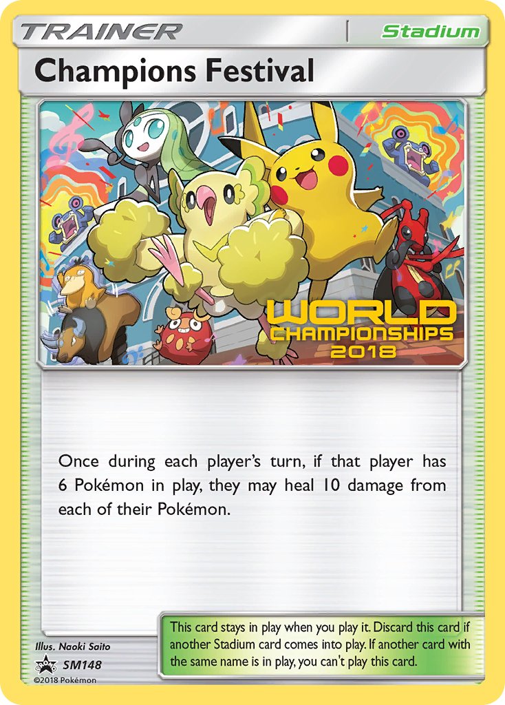 Champions Festival (SM148) (2018 Top Semi Finalist) [Sun & Moon: Black Star Promos] | L.A. Mood Comics and Games