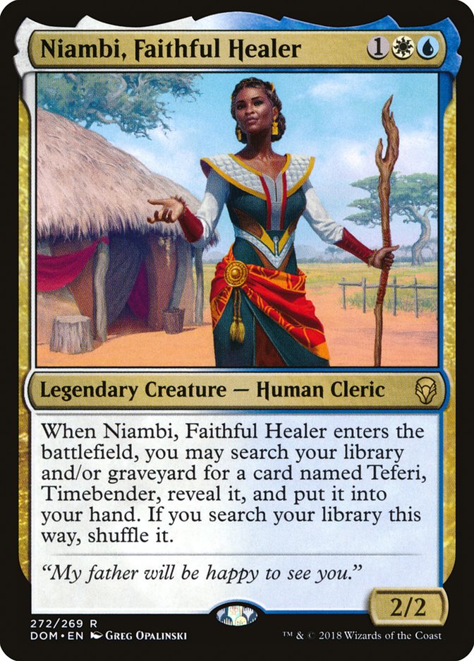 Niambi, Faithful Healer [Dominaria] | L.A. Mood Comics and Games