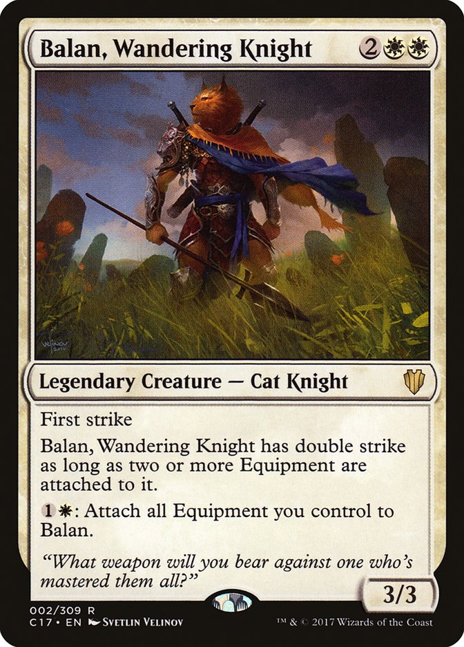 Balan, Wandering Knight [Commander 2017] | L.A. Mood Comics and Games