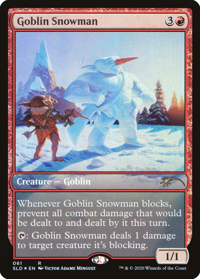 Goblin Snowman [Secret Lair Drop Series] | L.A. Mood Comics and Games