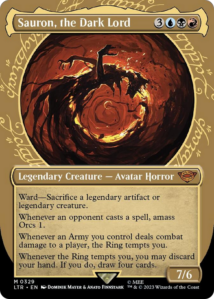 Sauron, the Dark Lord (Showcase Ring Frame) [The Lord of the Rings: Tales of Middle-Earth] | L.A. Mood Comics and Games
