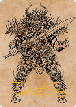 Sarevok, Deathbringer Art Card (Gold-Stamped Signature) [Commander Legends: Battle for Baldur's Gate Art Series] | L.A. Mood Comics and Games