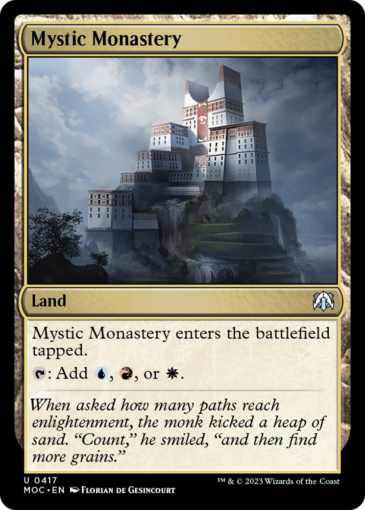 Mystic Monastery [March of the Machine Commander] | L.A. Mood Comics and Games
