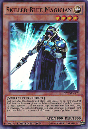 Skilled Blue Magician [SECE-ENS07] Super Rare | L.A. Mood Comics and Games