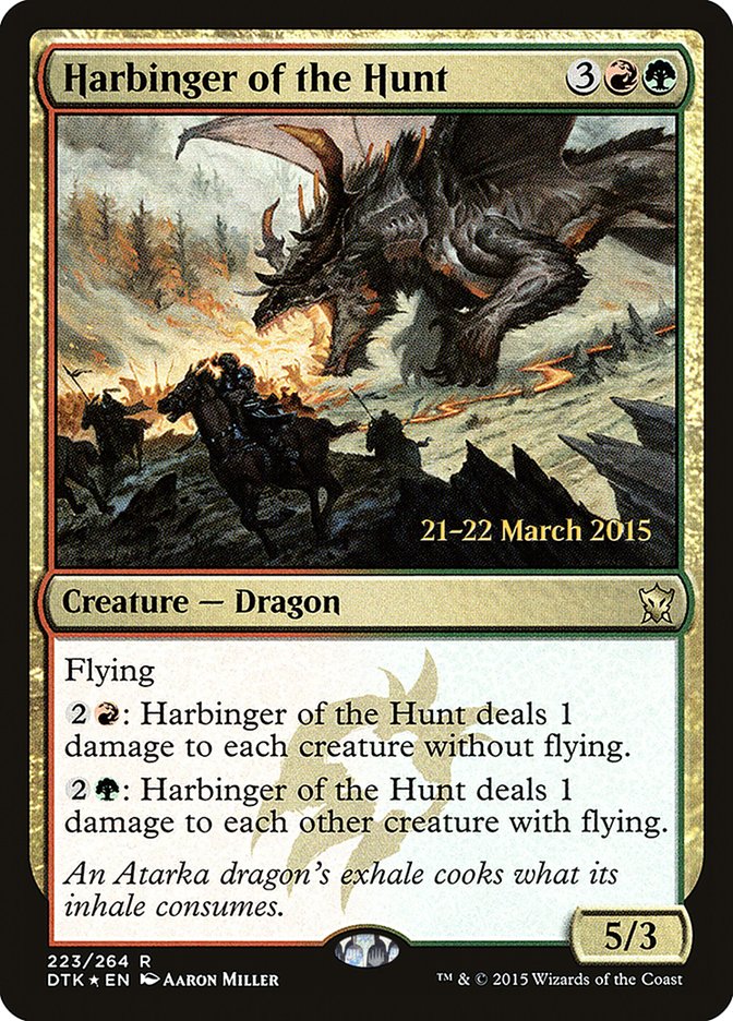 Harbinger of the Hunt [Dragons of Tarkir Prerelease Promos] | L.A. Mood Comics and Games