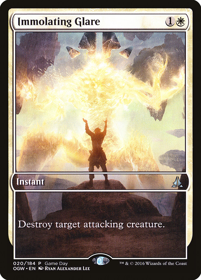 Immolating Glare (Game Day) (Extended Art) [Oath of the Gatewatch Promos] | L.A. Mood Comics and Games