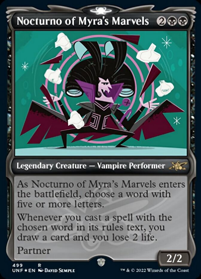 Nocturno of Myra's Marvels (Showcase) (Galaxy Foil) [Unfinity] | L.A. Mood Comics and Games