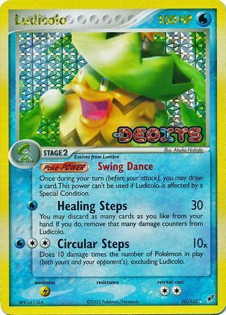 Ludicolo (10/107) (Stamped) [EX: Deoxys] | L.A. Mood Comics and Games