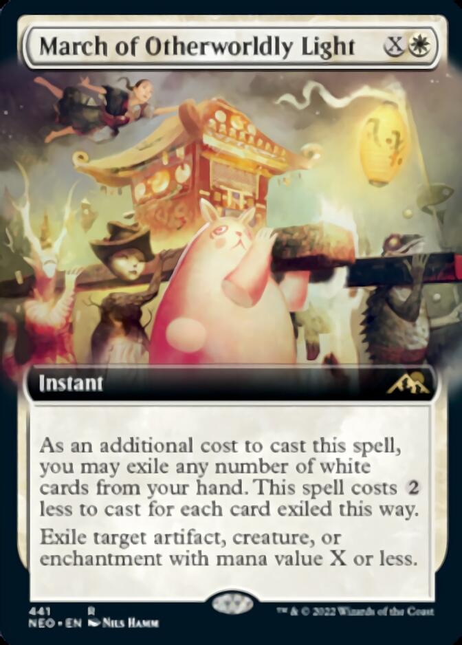 March of Otherworldly Light (Extended Art) [Kamigawa: Neon Dynasty] | L.A. Mood Comics and Games