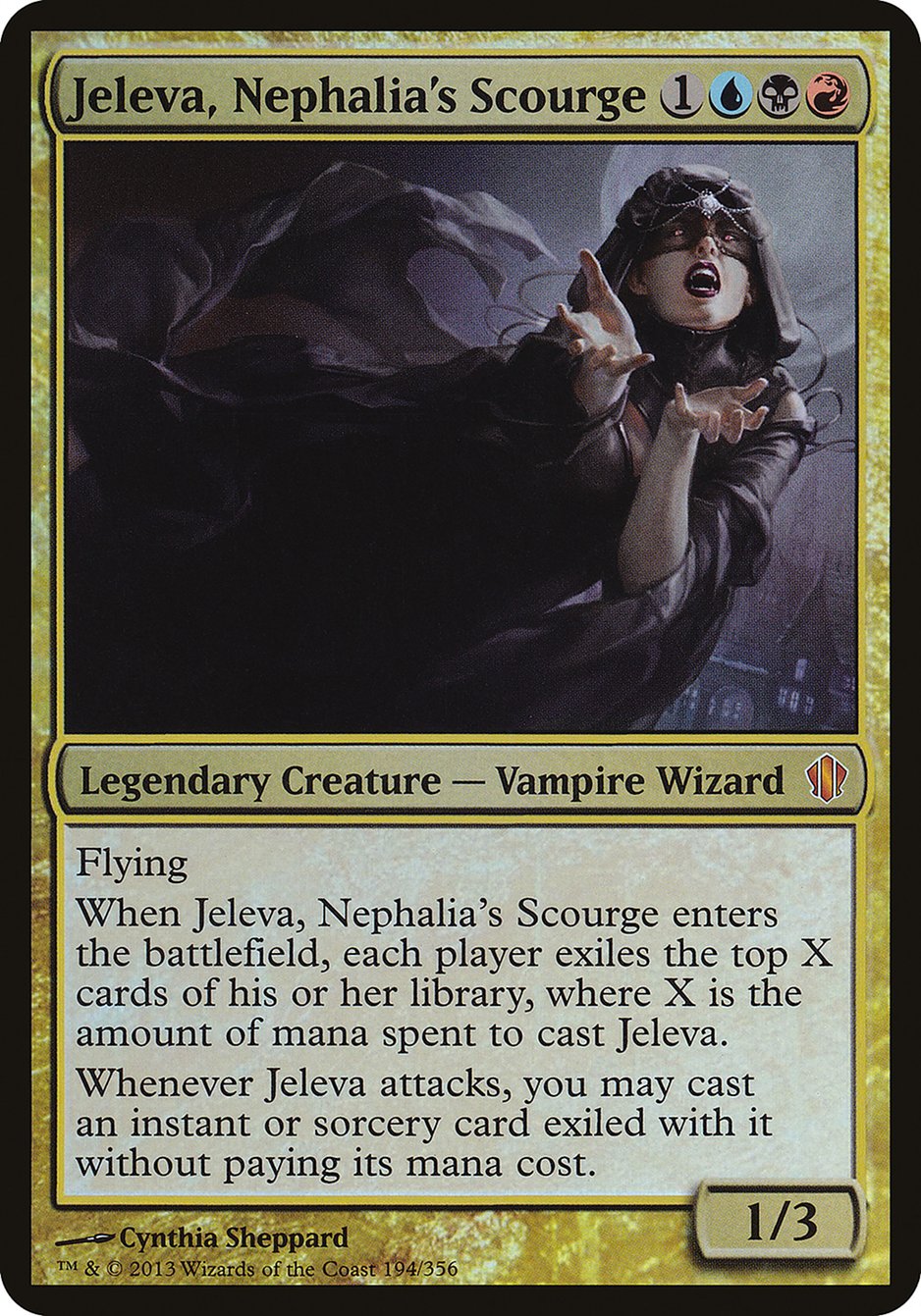 Jeleva, Nephalia's Scourge (Oversized) [Commander 2013 Oversized] | L.A. Mood Comics and Games
