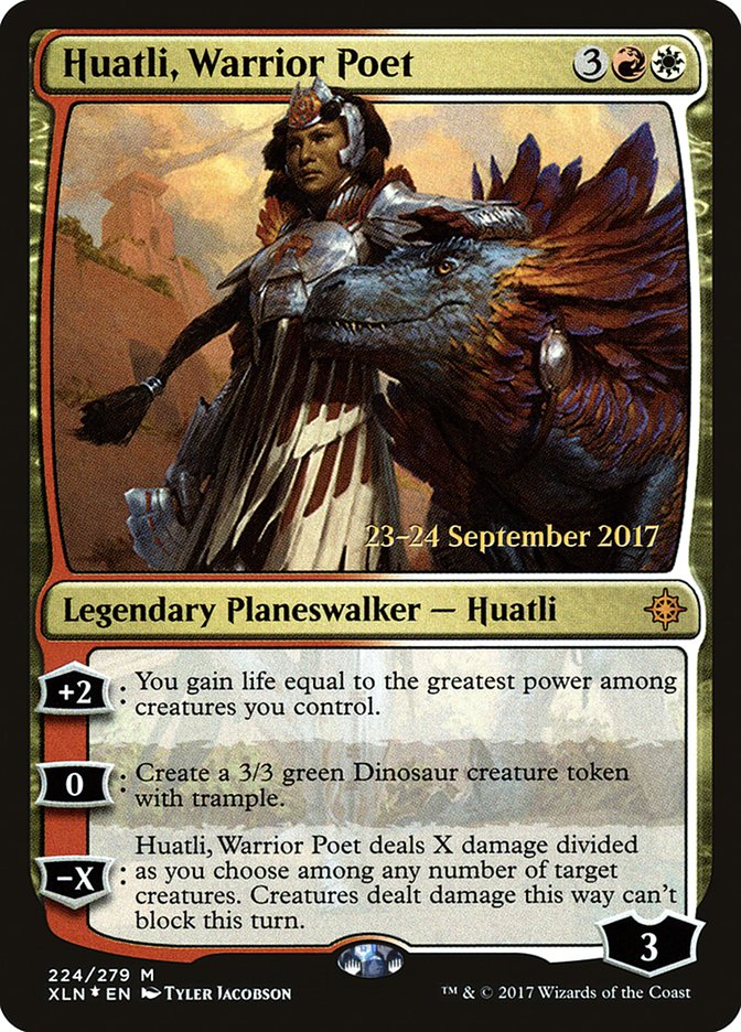 Huatli, Warrior Poet [Ixalan Prerelease Promos] | L.A. Mood Comics and Games