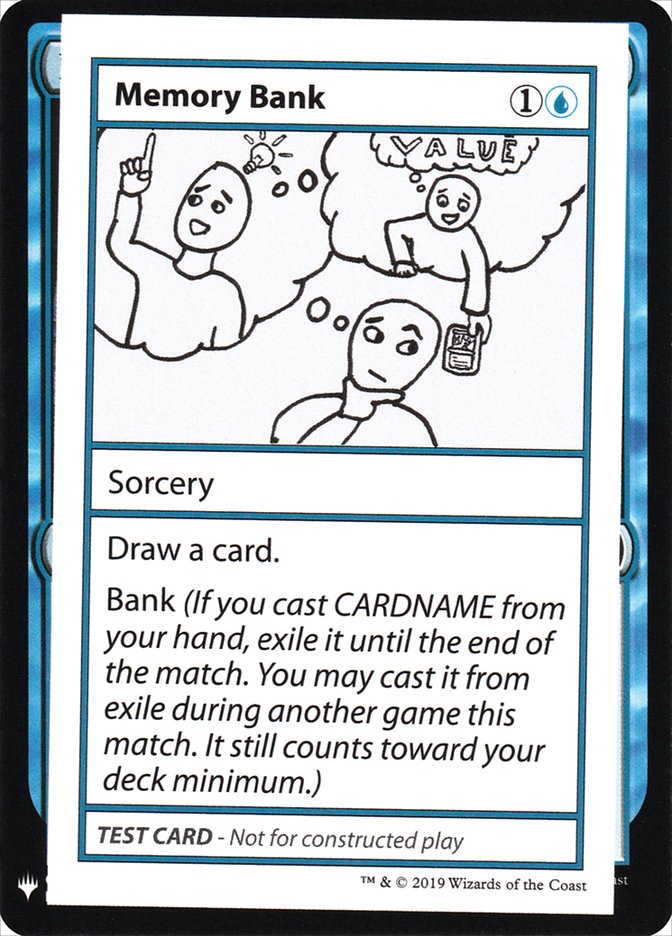 Memory Bank [Mystery Booster Playtest Cards] | L.A. Mood Comics and Games