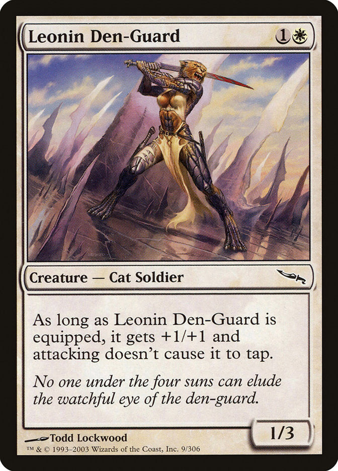 Leonin Den-Guard [Mirrodin] | L.A. Mood Comics and Games