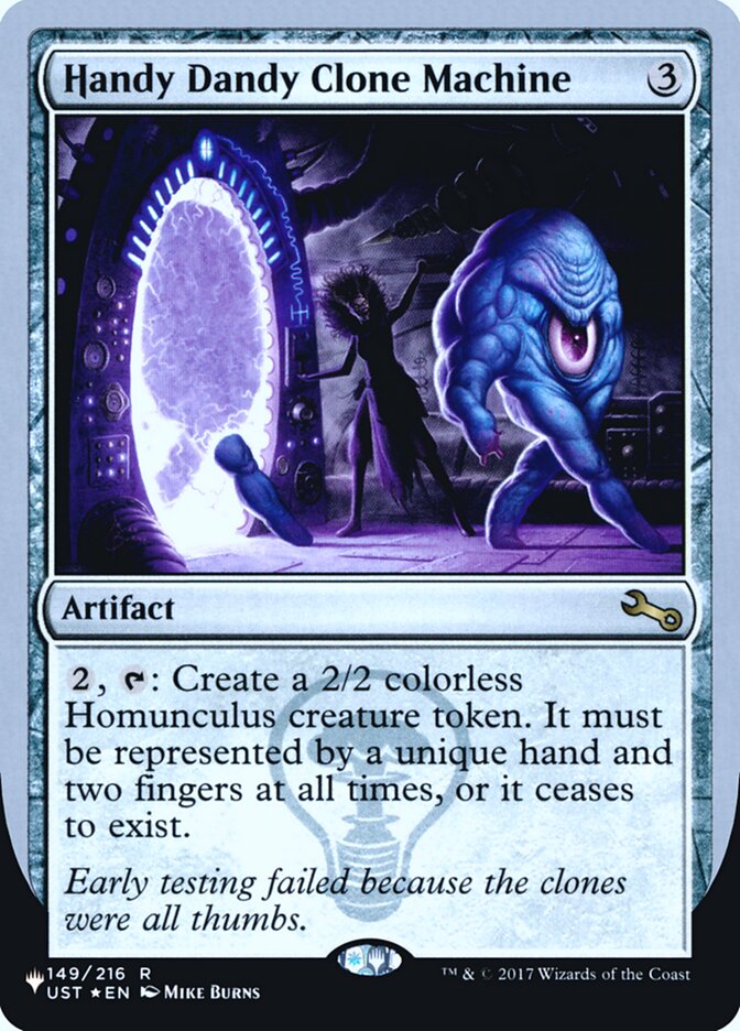 Handy Dandy Clone Machine (Unfinity Foil Edition) [The List] | L.A. Mood Comics and Games