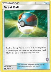 Great Ball (119/149) (Deck Exclusive #25) [Sun & Moon: Trainer Kit - Alolan Sandslash] | L.A. Mood Comics and Games