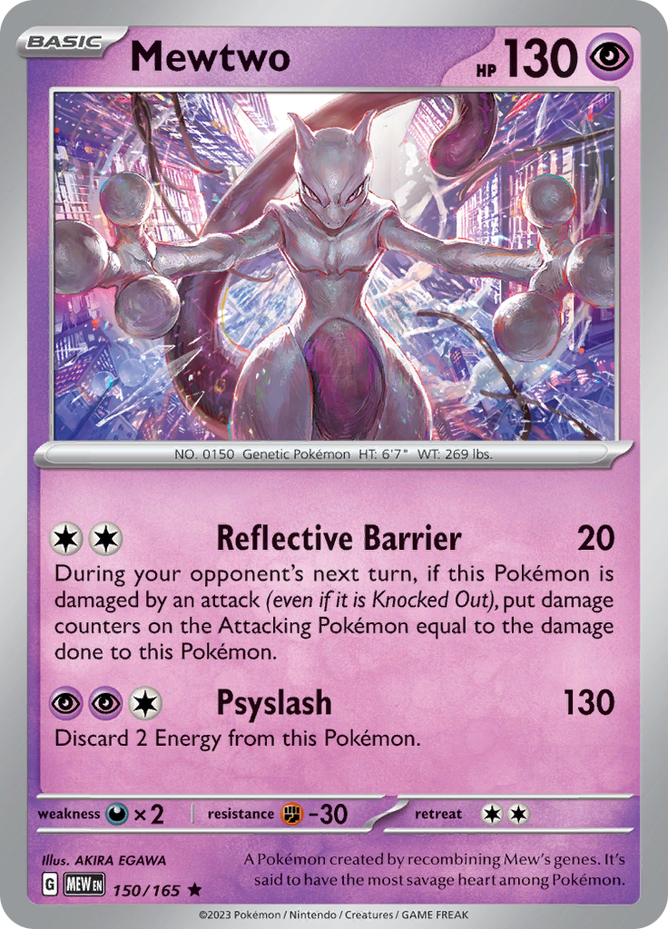 Mewtwo (150/165) [Scarlet & Violet: 151] | L.A. Mood Comics and Games
