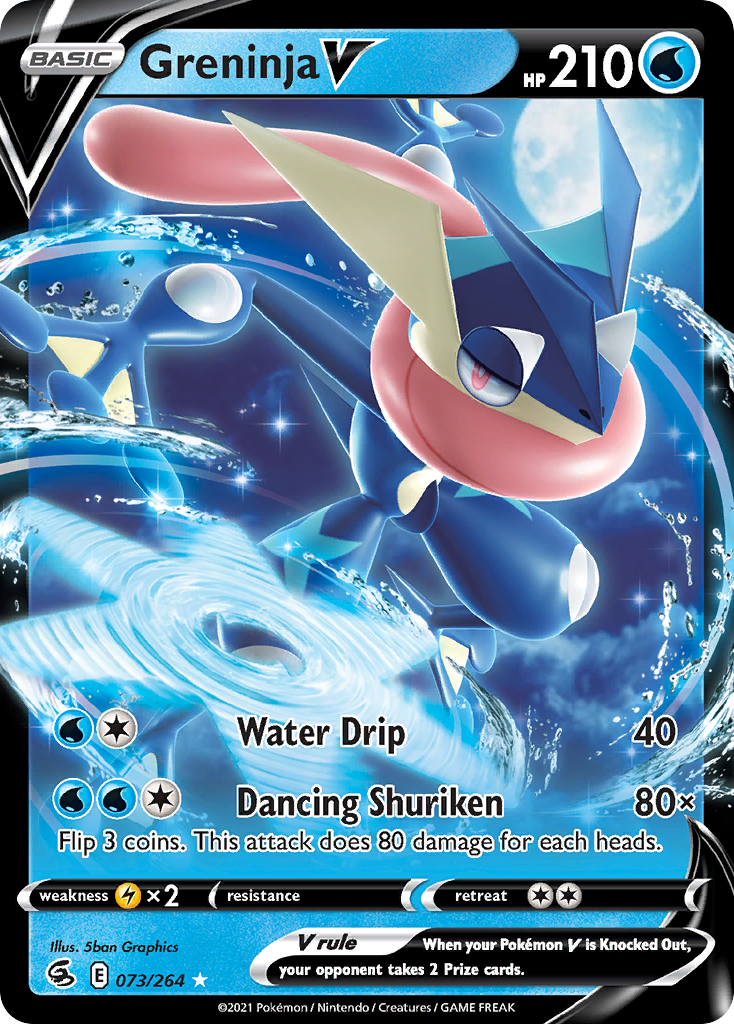 Greninja V (073/264) (Intro Deck) [Sword & Shield: Fusion Strike] | L.A. Mood Comics and Games