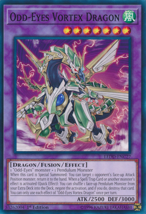 Odd-Eyes Vortex Dragon [LEDD-ENC27] Common | L.A. Mood Comics and Games