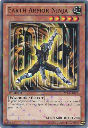 Earth Armor Ninja [SP13-EN018] Starfoil Rare | L.A. Mood Comics and Games