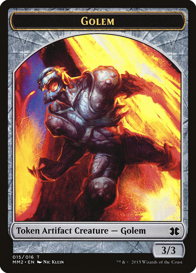 Golem Token [Modern Masters 2015 Tokens] | L.A. Mood Comics and Games