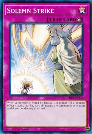 Solemn Strike [SR10-EN039] Common | L.A. Mood Comics and Games