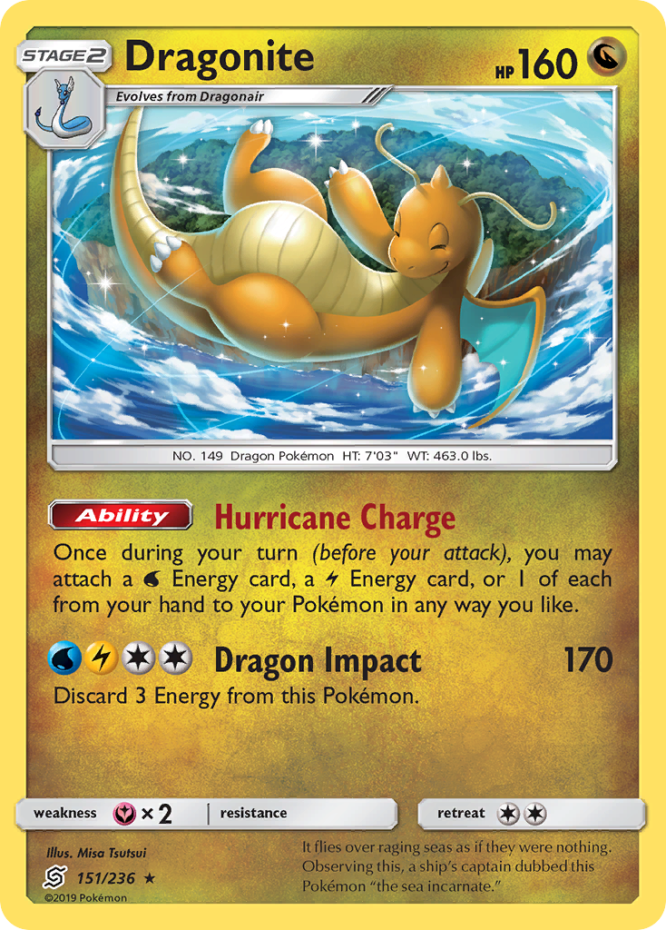 Dragonite (151/236) [Sun & Moon: Unified Minds] | L.A. Mood Comics and Games