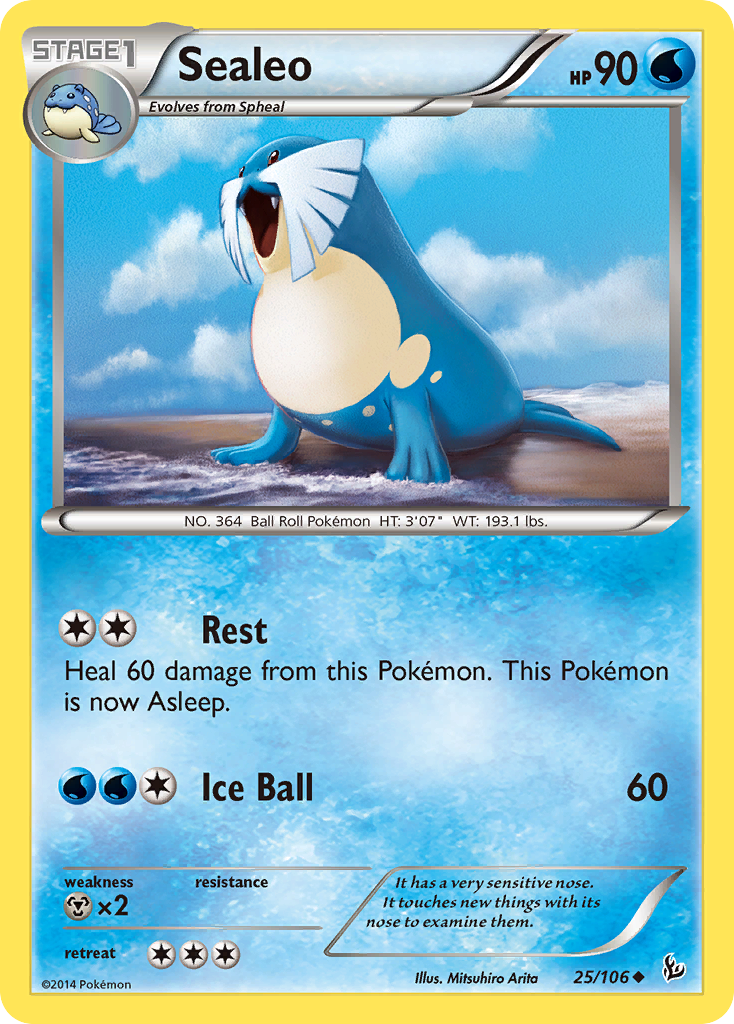 Sealeo (25/106) [XY: Flashfire] | L.A. Mood Comics and Games