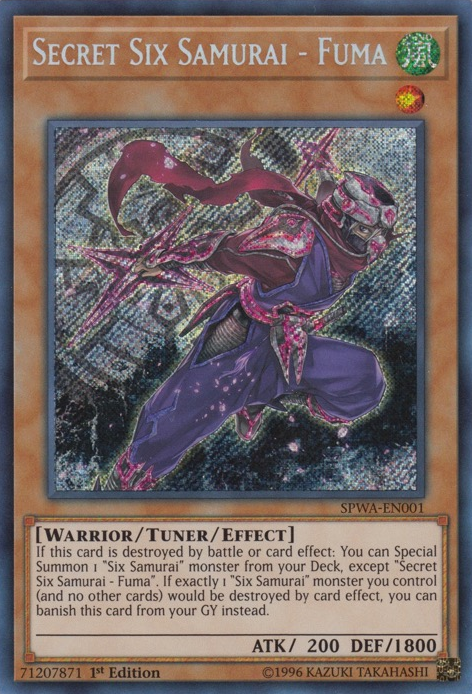 Secret Six Samurai - Fuma [SPWA-EN001] Secret Rare | L.A. Mood Comics and Games
