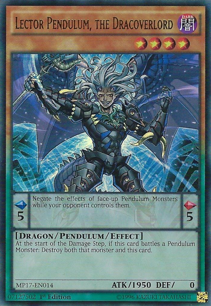 Lector Pendulum, the Dracoverlord [MP17-EN014] Ultra Rare | L.A. Mood Comics and Games