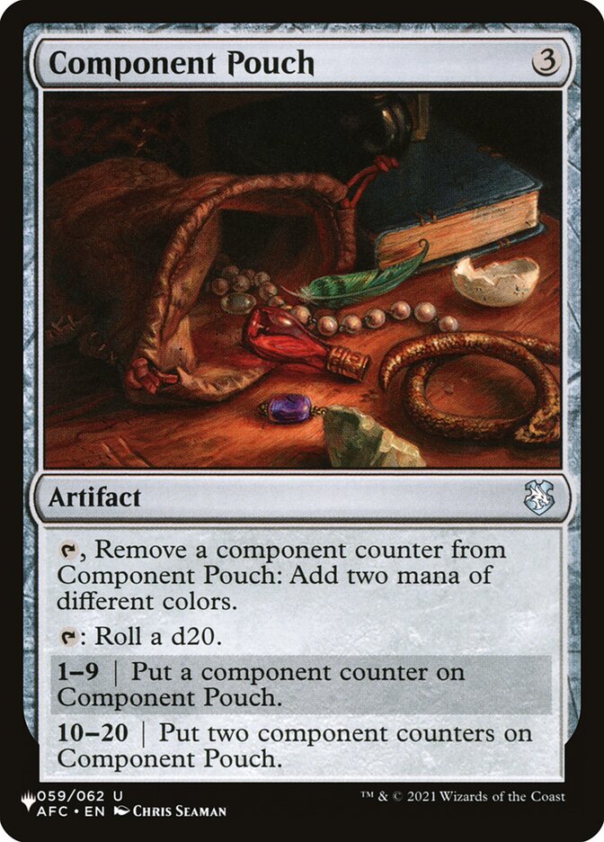 Component Pouch [The List] | L.A. Mood Comics and Games