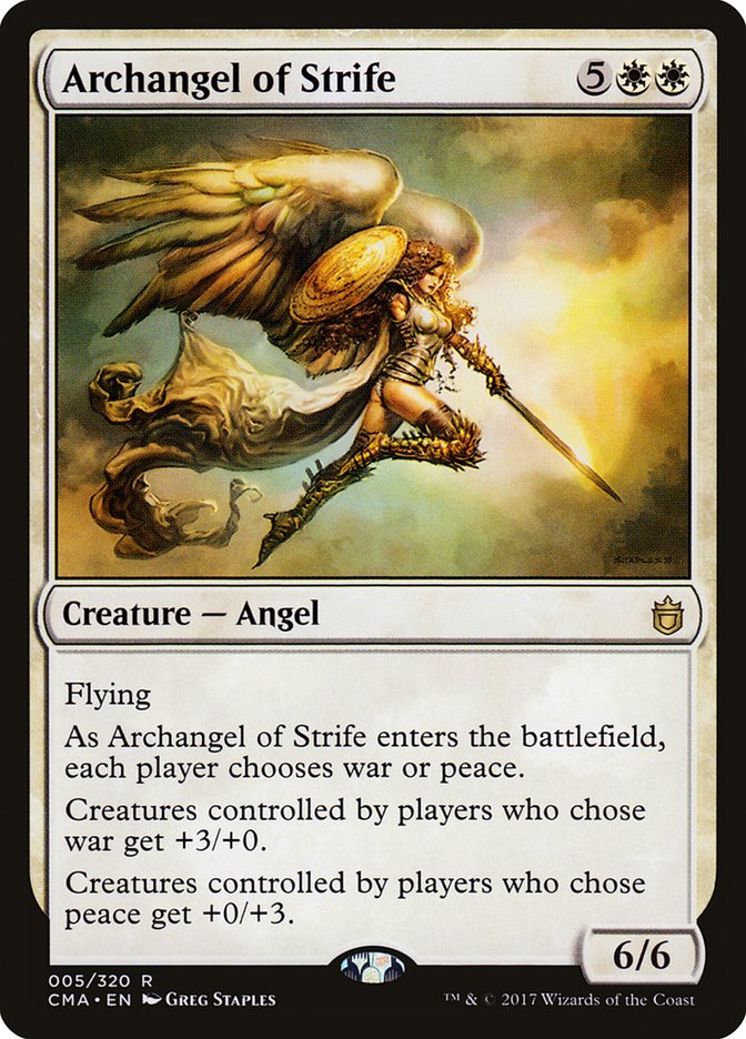 Archangel of Strife [Commander Anthology] | L.A. Mood Comics and Games