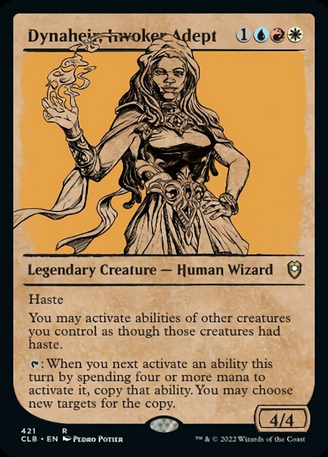 Dynaheir, Invoker Adept (Showcase) [Commander Legends: Battle for Baldur's Gate] | L.A. Mood Comics and Games
