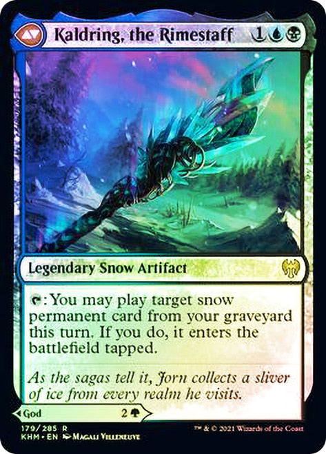 Jorn, God of Winter // Kaldring, the Rimestaff [Kaldheim Prerelease Promos] | L.A. Mood Comics and Games