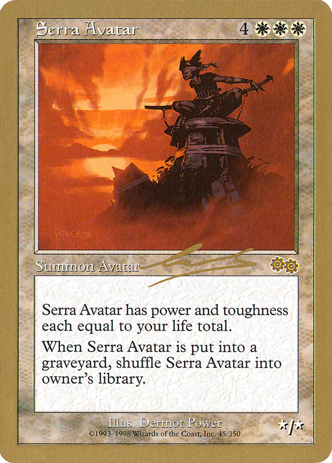 Serra Avatar (Nicolas Labarre) [World Championship Decks 2000] | L.A. Mood Comics and Games