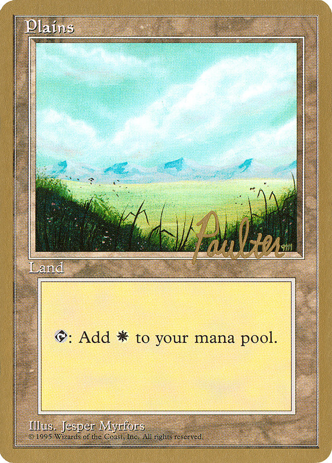 Plains (pp366) (Preston Poulter) [Pro Tour Collector Set] | L.A. Mood Comics and Games