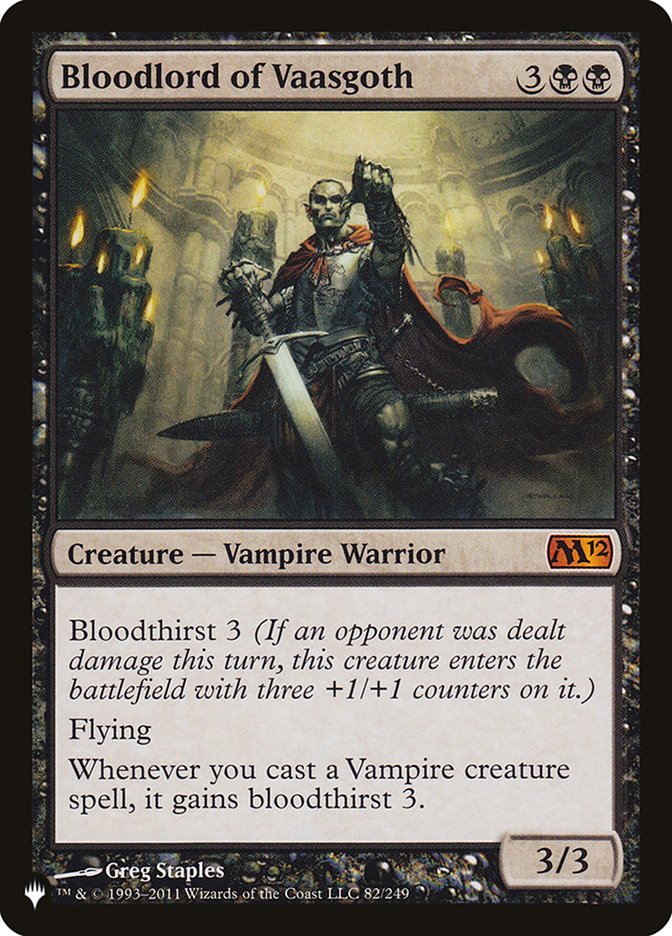 Bloodlord of Vaasgoth [The List] | L.A. Mood Comics and Games