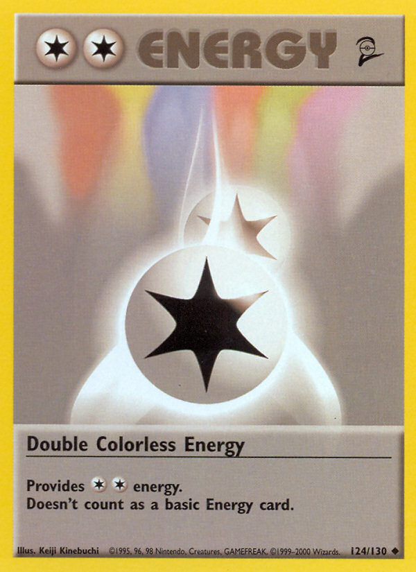 Double Colorless Energy (124/130) [Base Set 2] | L.A. Mood Comics and Games