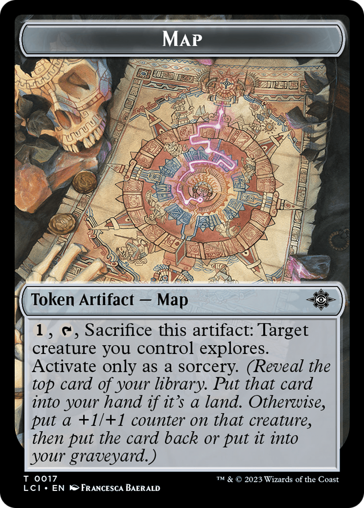 Map // Fungus Double-Sided Token [The Lost Caverns of Ixalan Tokens] | L.A. Mood Comics and Games