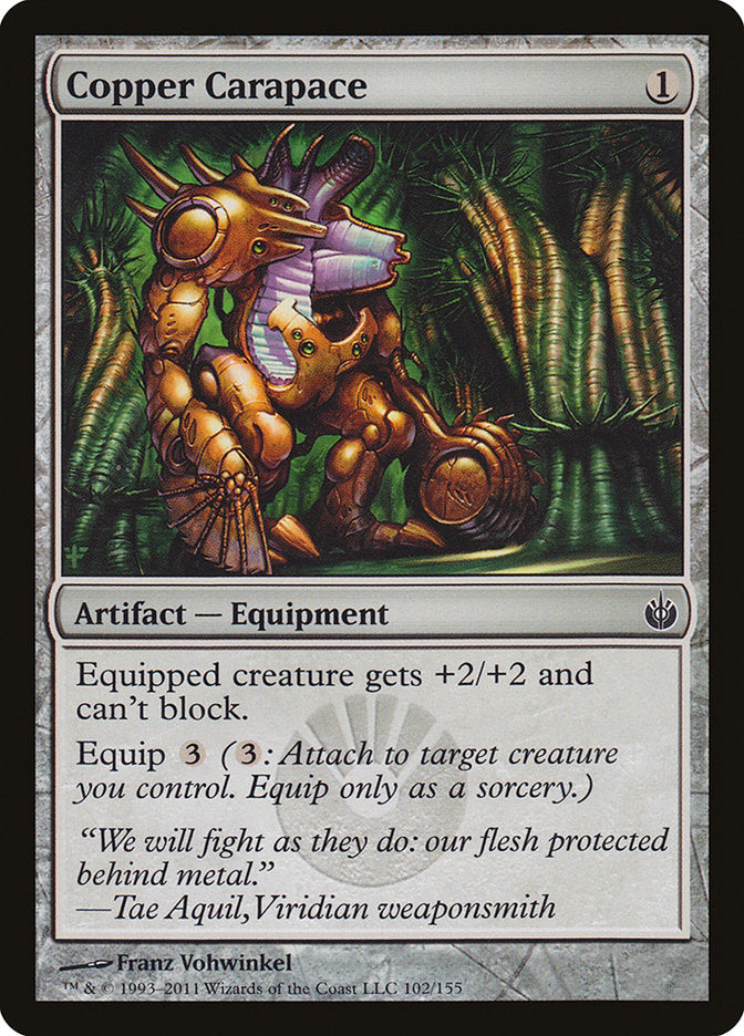 Copper Carapace [Mirrodin Besieged] | L.A. Mood Comics and Games