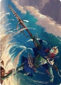 Tazeem Roilmage Art Card [Zendikar Rising Art Series] | L.A. Mood Comics and Games