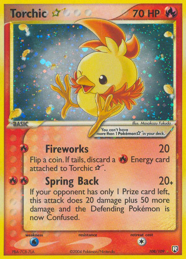 Torchic Star (108/109) [EX: Team Rocket Returns] | L.A. Mood Comics and Games