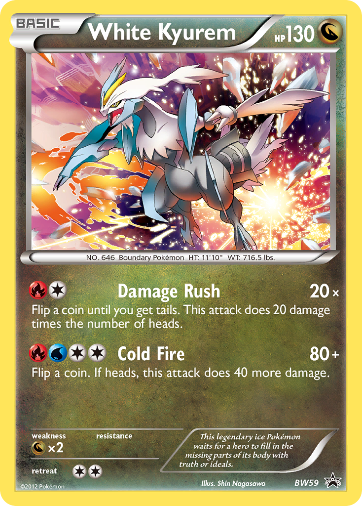 White Kyurem (BW59) [Black & White: Black Star Promos] | L.A. Mood Comics and Games