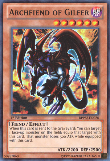 Archfiend of Gilfer [BPW2-EN020] Super Rare | L.A. Mood Comics and Games