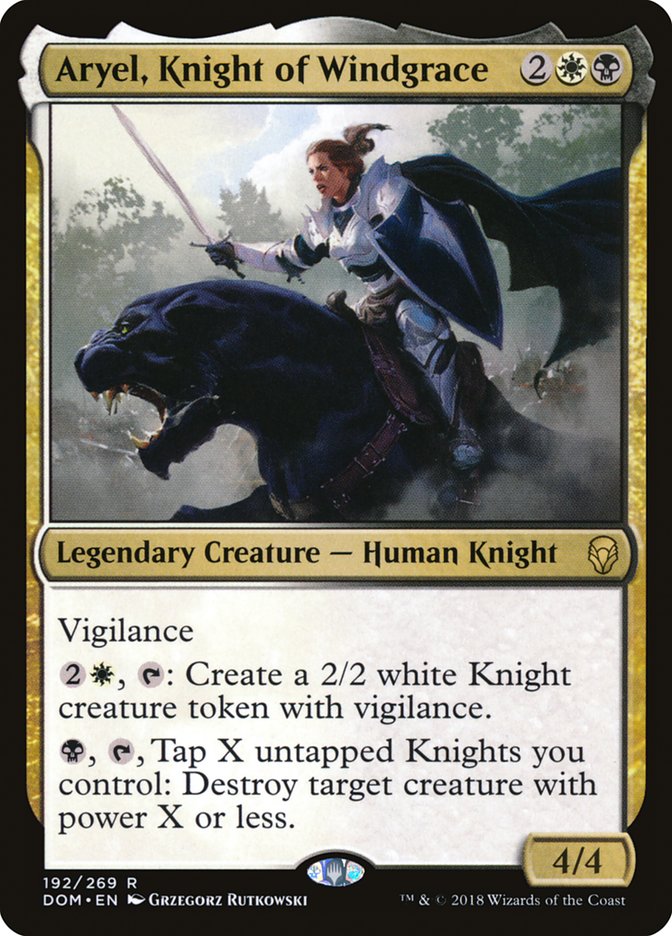 Aryel, Knight of Windgrace [Dominaria] | L.A. Mood Comics and Games