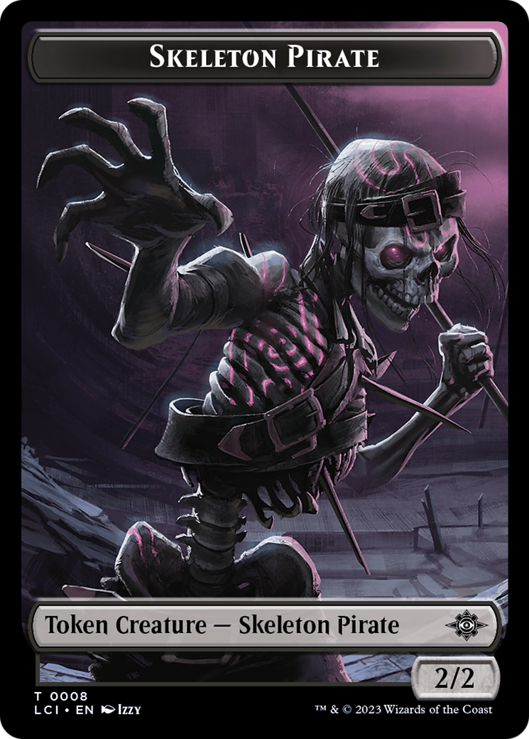 Copy // Skeleton Pirate Double-Sided Token [The Lost Caverns of Ixalan Commander Tokens] | L.A. Mood Comics and Games